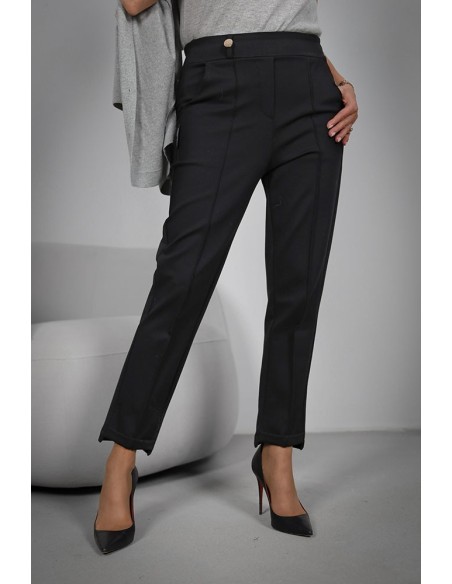 Elegant women's trousers - 8 buttons