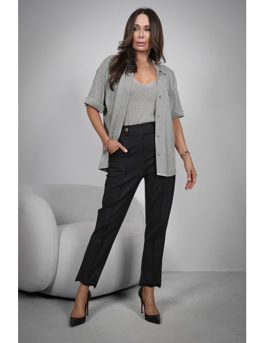 Elegant women's trousers - 8 buttons