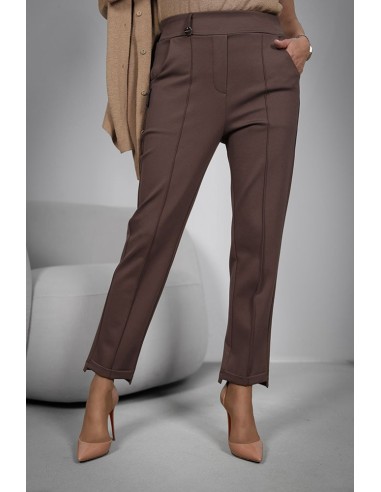 Elegant women's trousers - 8 buttons