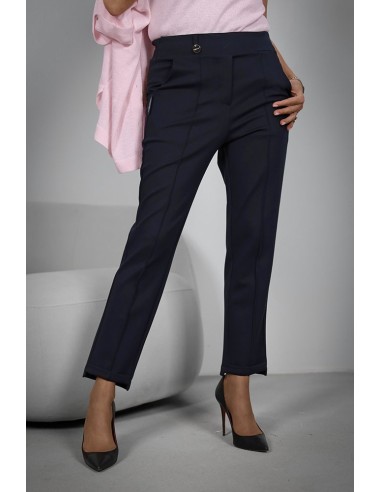 Elegant women's trousers - 8 buttons