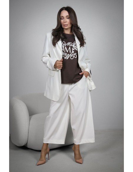 Women's wide-leg trousers - Classic