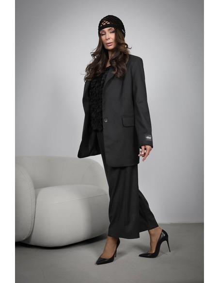 Women's wide-leg trousers - Classic