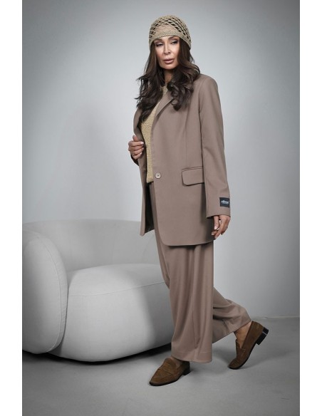 Women's wide-leg trousers - Classic