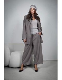 Women's wide-leg trousers - Classic
