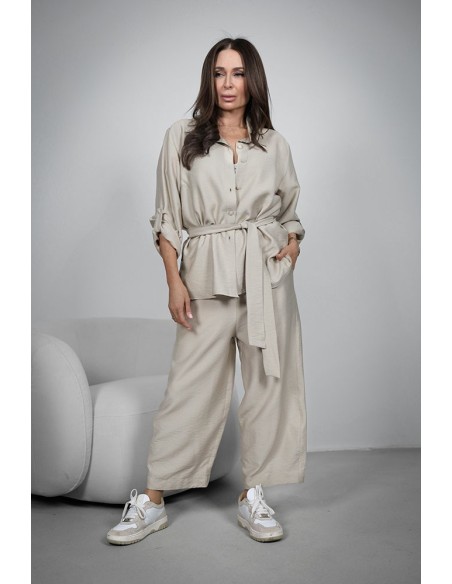 EVA Women's Set - Shirt + Trousers + Tie