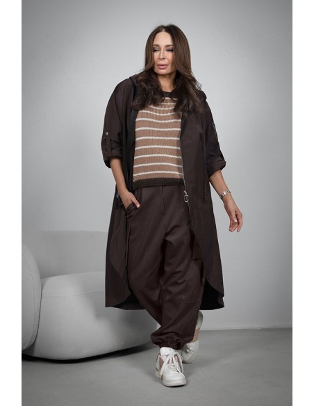 Women's combat trousers with pockets - Modal