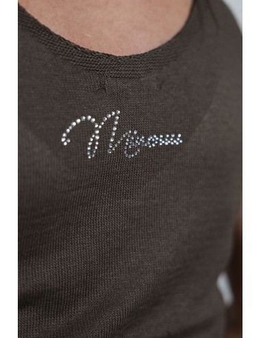 Feminine top with shiny yarn - Lurex Knitwear