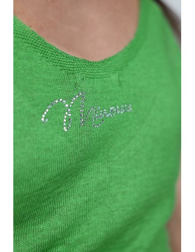 Feminine top with shiny yarn - Lurex Knitwear