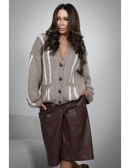 A wonderful women's cardigan - Stripe M