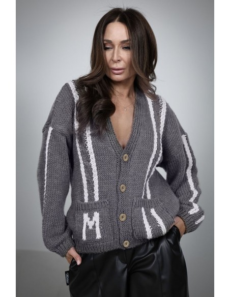 A wonderful women's cardigan - Stripe M