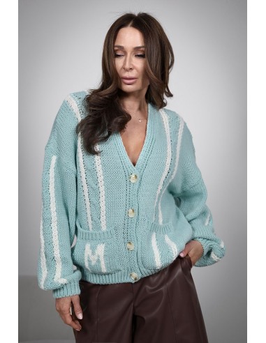 A wonderful women's cardigan - Stripe M