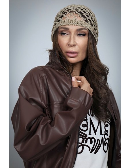 Women's Bomber Jacket - Eco-leather