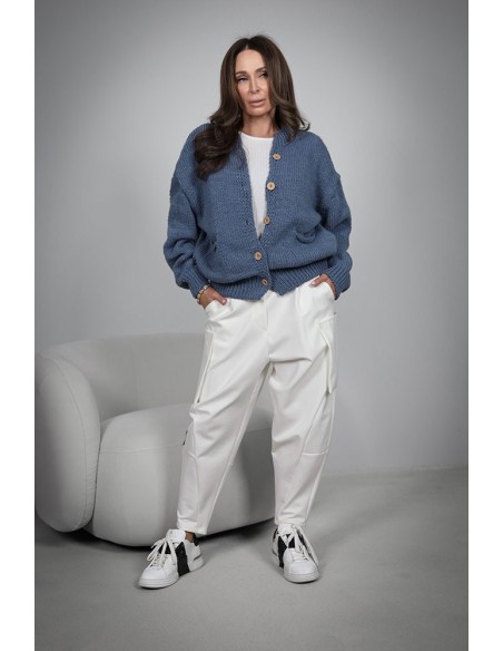 Women's wool sweater - Bomber Cardigan