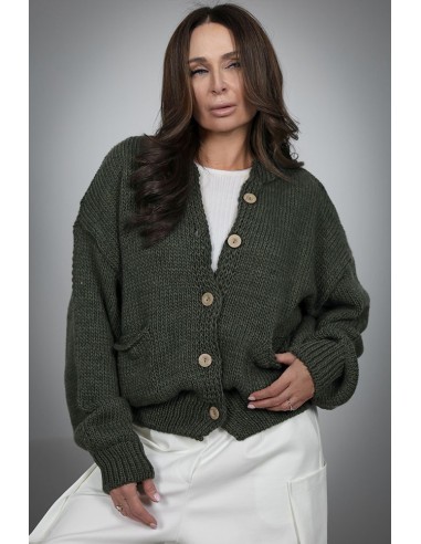 Women's wool sweater - Bomber Cardigan