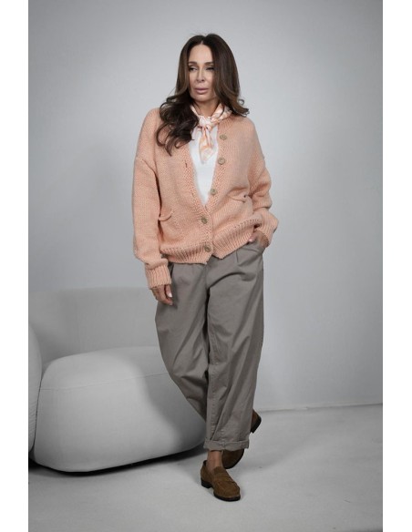 Women's wool sweater - Bomber Cardigan