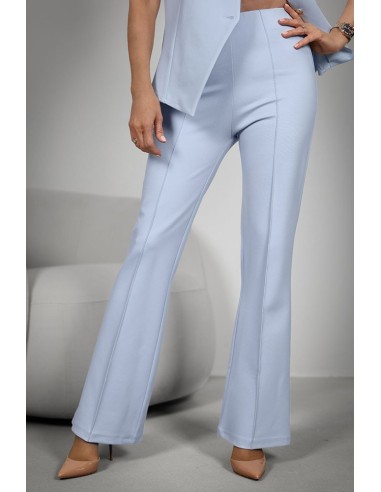 Women's trousers - Flared pleats