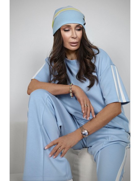 Luźniejszy T-shirt na co dzień - Lampas