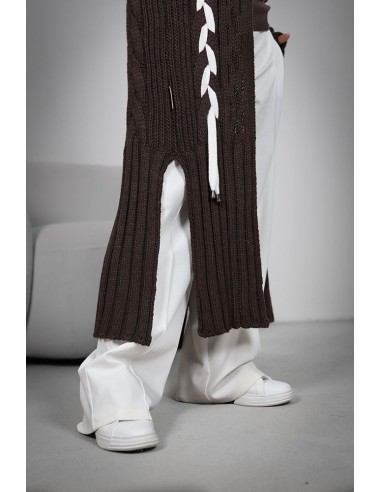 Women's Cardigan - Long Braided Braid